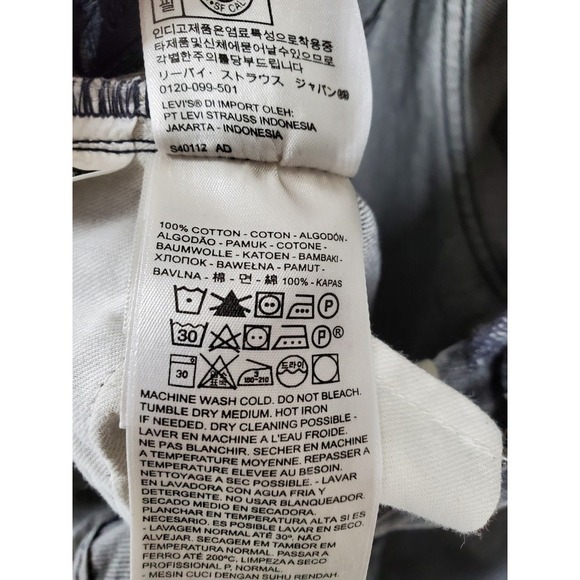 Levis Made Crafted Column Pant Jean Wmn 26x30 Gray Hi Rise Organic Cotton(28x30) - Picture 11 of 15